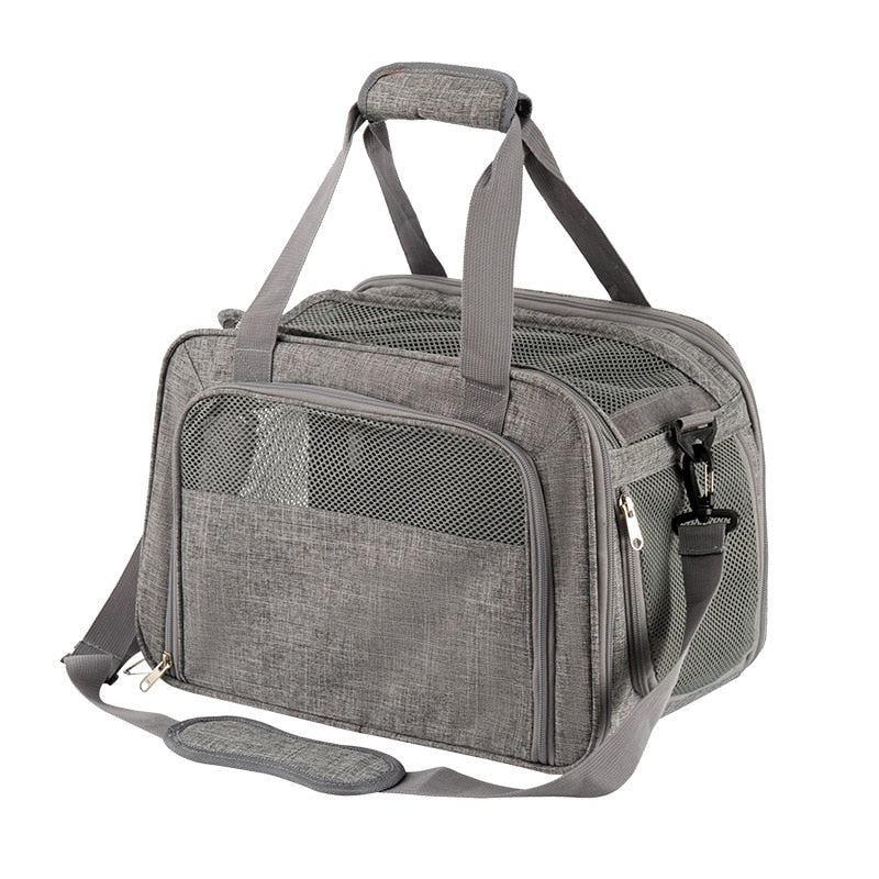 Multifunctions Large Capacity Pet Carrier Portable Breathable Mesh Dog Bag for Small Dogs Cats Puppy Travel Tote