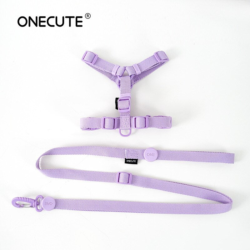 Pastel Leash and Harness Set