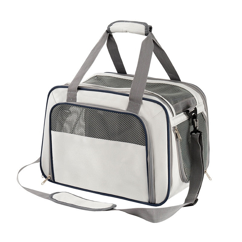 Multifunctions Large Capacity Pet Carrier Portable Breathable Mesh Dog Bag for Small Dogs Cats Puppy Travel Tote