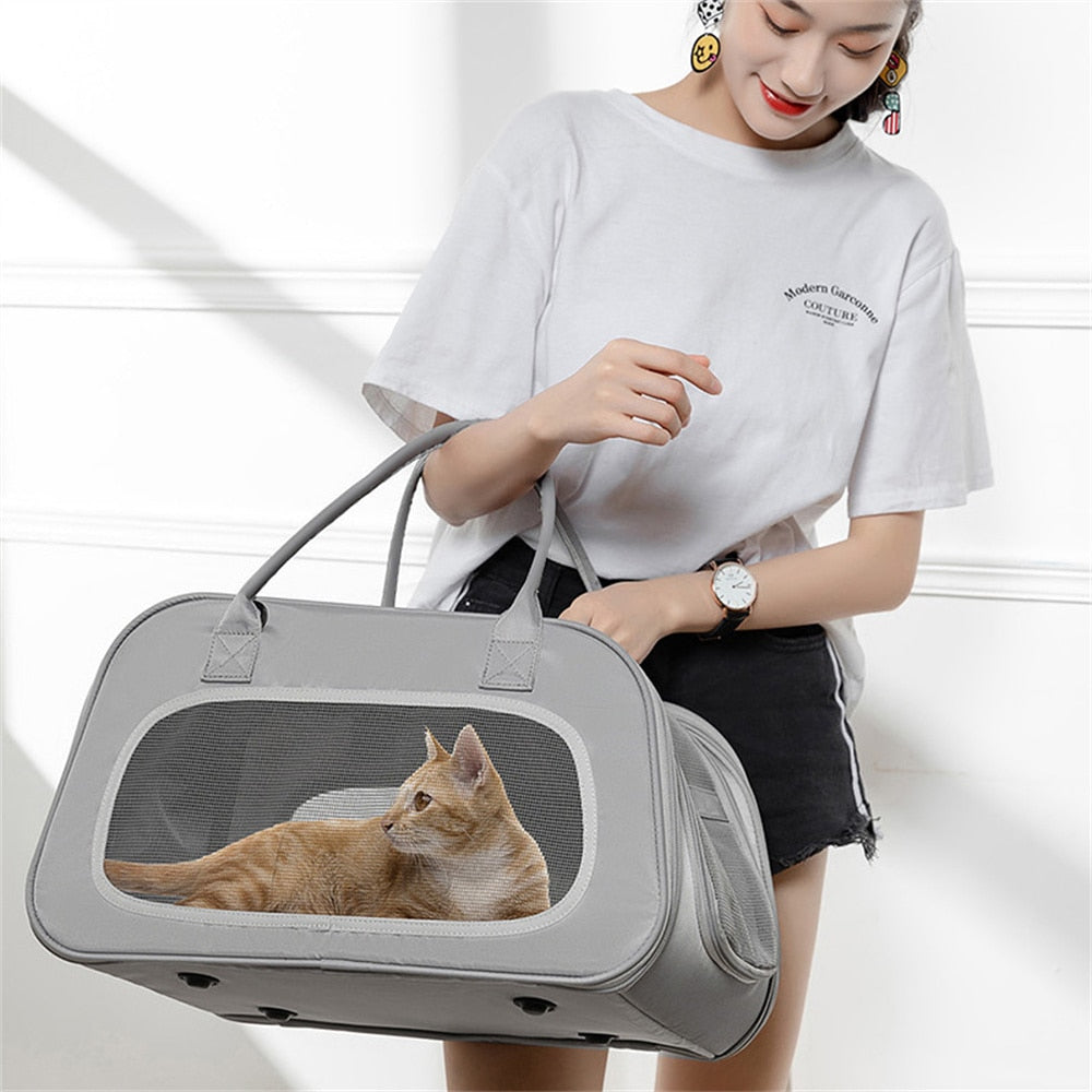 Airline Pet Carrier Travel Bag Ruffls