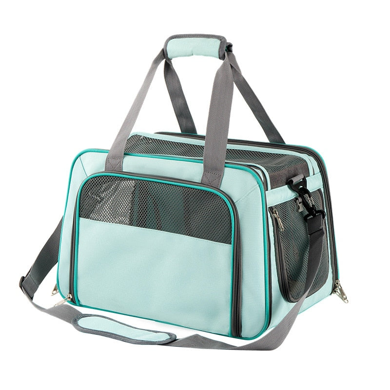 Multifunctions Large Capacity Pet Carrier Portable Breathable Mesh Dog Bag for Small Dogs Cats Puppy Travel Tote